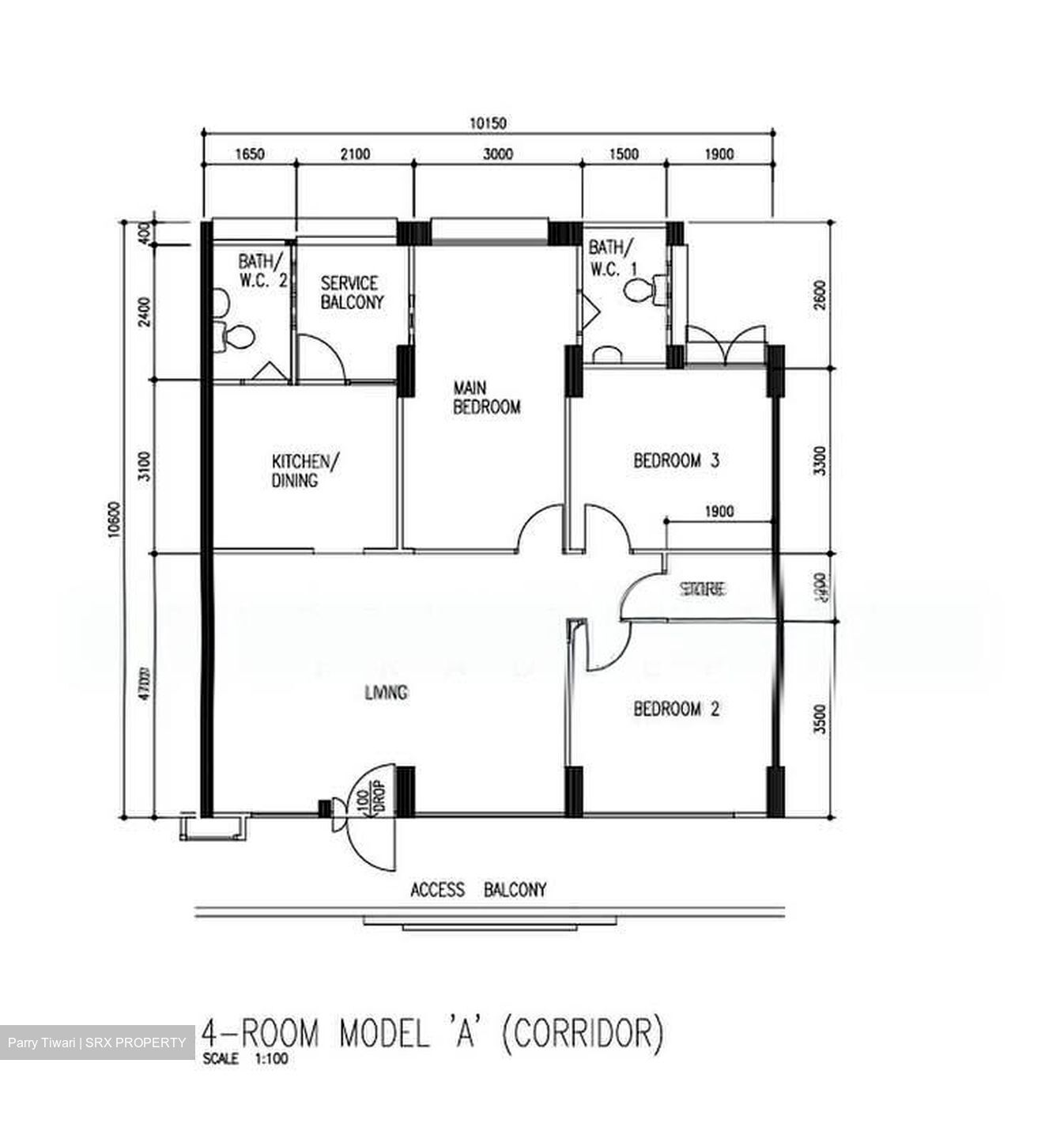 Blk 365 Tampines Street 34 (Tampines), HDB 4 Rooms #594569621
